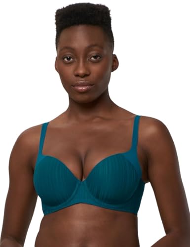 Triumph Damen Body Make-up Patchwork Wp Ex BH, Blue Coral, A EU von Triumph