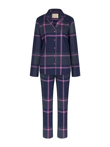 Triumph Damen Boyfriend Pw X Checks Pajama Set, Blue - Dark Combination, 40 EU von Triumph