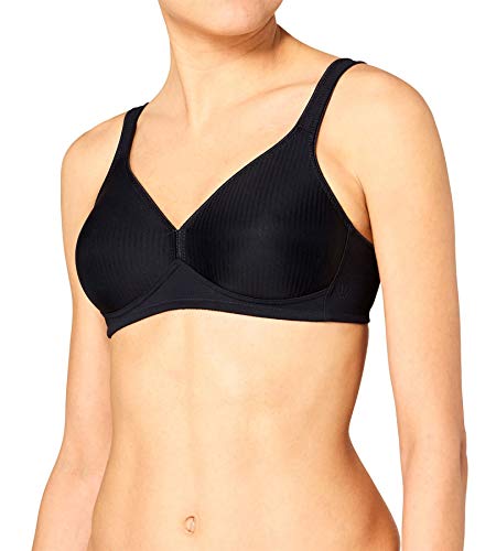 Triumph Damen Bügelloser BH Modern Soft + Cotton N, Schwarz (Black 0004), Gr. 100D (Herstellergröße: 100) von Triumph