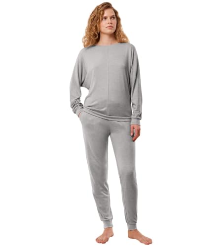 Triumph Damen Cozy Comfort Top 01 Shirt, Light Grey Melange, 38 von Triumph