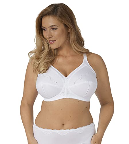 Triumph Damen Doreen + Cotton 01 N BH ohne Bügel, White 003, 95E Triumph Damen Doreen + Cotton 01 N BH ohne Bügel, White 003, 95E von Triumph