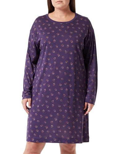 Triumph Damen Endless Comfort Ndk Lsl Nightgown, Violet - Dark Combination, 36 von Triumph