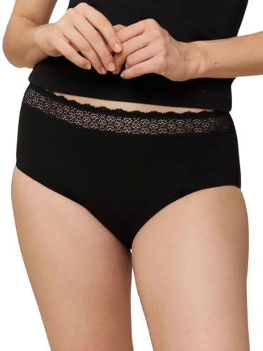 Triumph Damen Feel Of Modal Midi Unterw sche, Schwarz, XS EU von Triumph