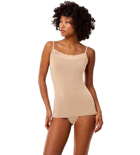 Triumph Damen Feel of Modal Spaghetti Top Shirt, Skin, XS von Triumph