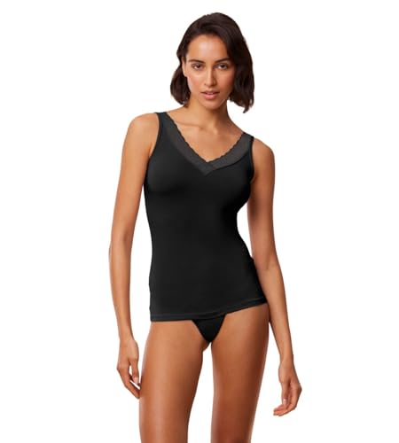 Triumph Damen Feel of Modal Tank Top Shirt, SCHWARZ, L von Triumph