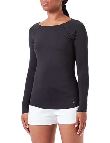 Triumph Damen Flex Smart Lsl Ex 01 Pajama Top, Schwarz, L EU von Triumph