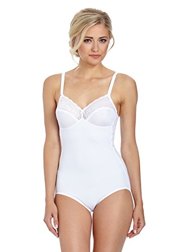 Triumph Damen Formender Body Daily Basics BS, Einfarbig, Gr. 46 (Herstellergröße: 95C), Weiß von Triumph