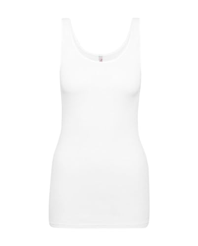 Triumph Damen Katia Basics_01 Shirt 02 X Spaghetti top, WEISS, 48 von Triumph