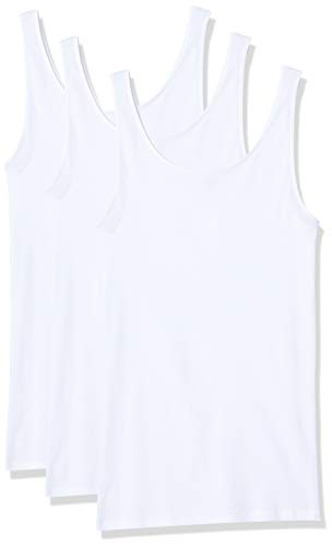 Triumph Damen Katia Basics Shirt 02X Set 3P DE Unterhemd, Weiß (White 0003), (Herstellergröße: 48) von Triumph