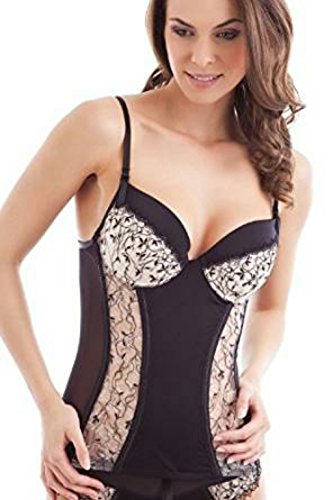 Triumph Damen Korsage Charm Spotlight CRSU , Gr. 75, Mehrfarbig (BLACK COMBINATION (K9)) von Triumph