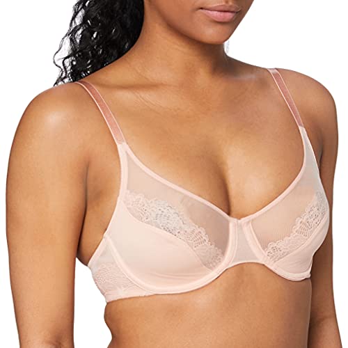 Triumph Damen Lace Spotlight W Bügel-BH, Dusty Pink, 65F von Triumph