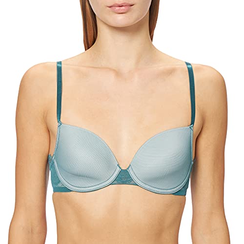 Triumph Damen Lace Spotlight WHP Halbschalen BH, Mysterious Green, 75B von Triumph