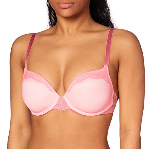 Triumph Damen Lace Spotlight WP Vollschalen BH, Rosa (Millennium Pink 7210), 75E(Herstellergröße: 75) von Triumph