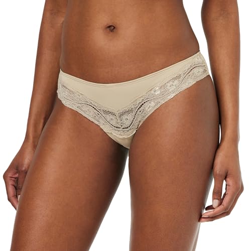Triumph Damen Lovely Micro Brazilian String Briefs, Cinnamon, S von Triumph