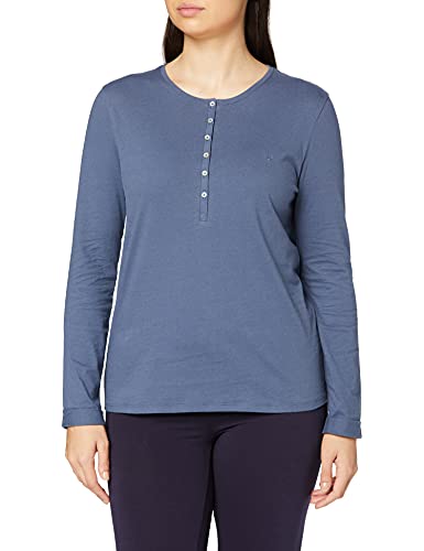 Triumph Damen Mix & Match LSL TOP Buttons Pyjamaoberteil, Moonlight Blue, 36 Triumph Damen Mix & Match LSL TOP Buttons Pyjamaoberteil, Moonlight Blue, 36 von Triumph