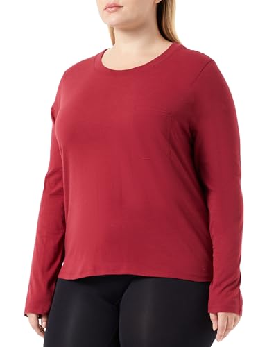 Triumph Damen Mix & Match Lsl Chest Pocket 03 Pajama Top, Red Musk, 36 EU von Triumph