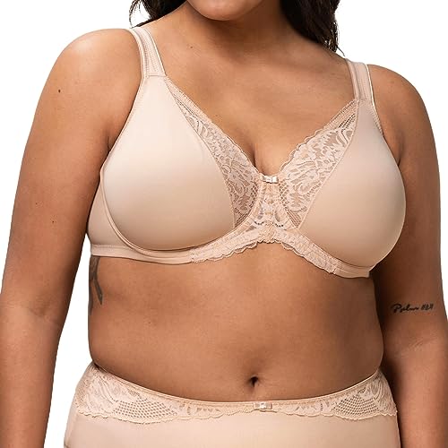 Triumph - Modern Lace + Cotton W - Bügel-BH (75D Neutral Beige) von Triumph