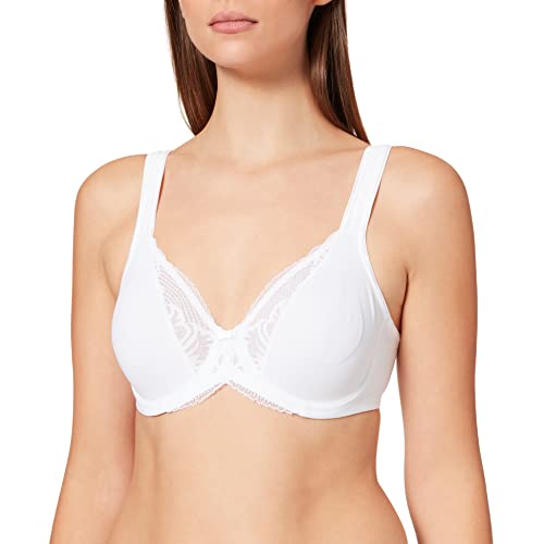 Triumph Damen Modern Lace+Cotton W BH, White, 105C von Triumph