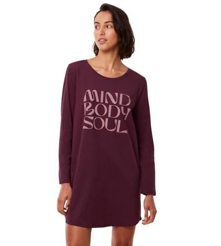 Triumph Damen Nightdresses NDK LSL X, DEEP Burgundy, 38 von Triumph