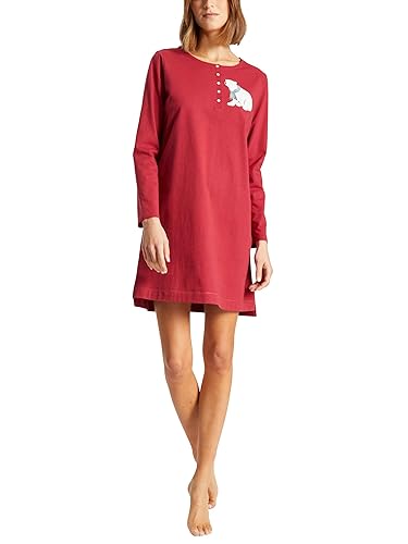 Triumph Damen Nightdresses Ndk Character Buttons X Nachthemd, Mannish Red, 42 EU von Triumph