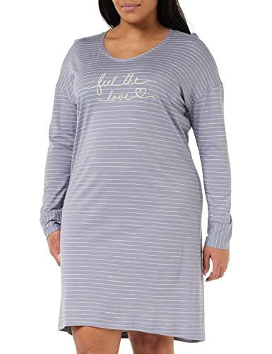 Triumph Damen Nightdresses Ndk Lsl 10 Co/Md Nachthemd, Light Grey Melange, 38 EU von Triumph