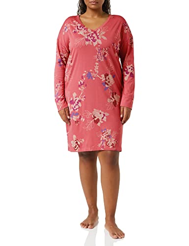 Triumph Damen Nightdresses Ndk Lsl 10 Co/Md Nachthemd, Pink - Dark Combination, 36 EU von Triumph