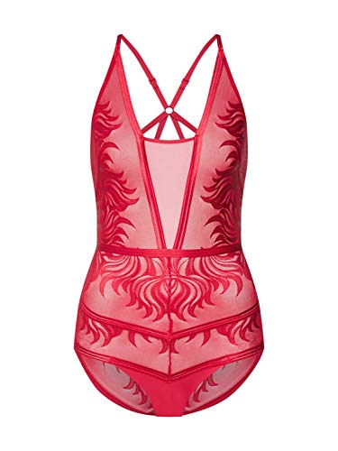 Triumph Damen Palm Spotlight BS EX Formender Body, Rot (Mars Red 0042), 36 (Herstellergröße: S) von Triumph