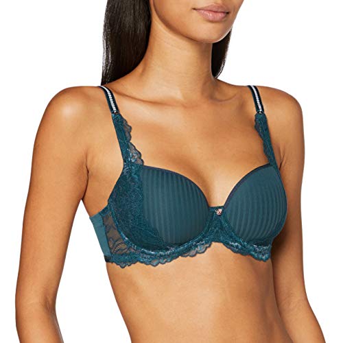 Triumph Damen Peony Florale WP Geformter BH, RUSSIAN GREEN, 75B Triumph Damen Peony Florale WP Geformter BH, RUSSIAN GREEN, 75B von Triumph