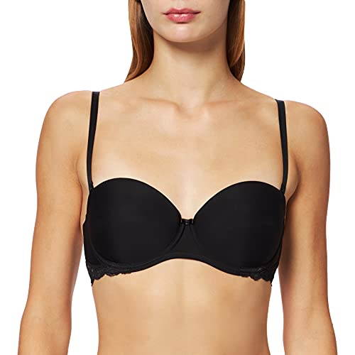 Triumph Damen Push-Up BH Lovely Micro WHUD, Schwarz (Black 0004), Gr. 70D (Herstellergröße: 70) von Triumph