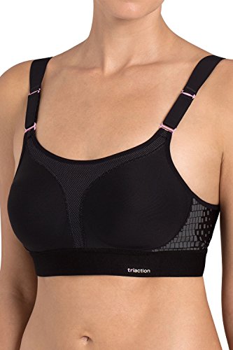 Triumph Damen Sport-BH Triaction Extreme Lite N, Schwarz (Black 0004), Gr. 95D von TriAction