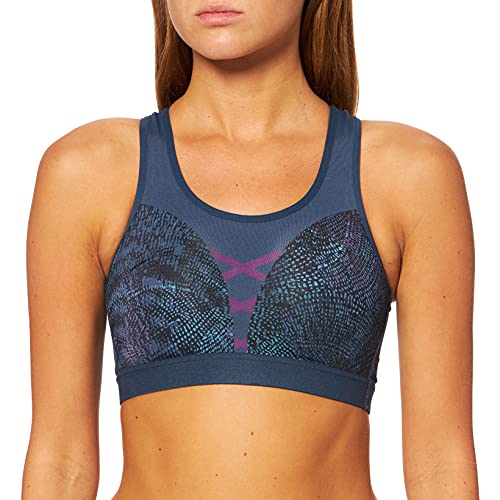 Triumph Damen Sport-BH Triaction Seamless Motion N, Mehrfarbig (Green-Dark Combination M010), X-Small von Triumph