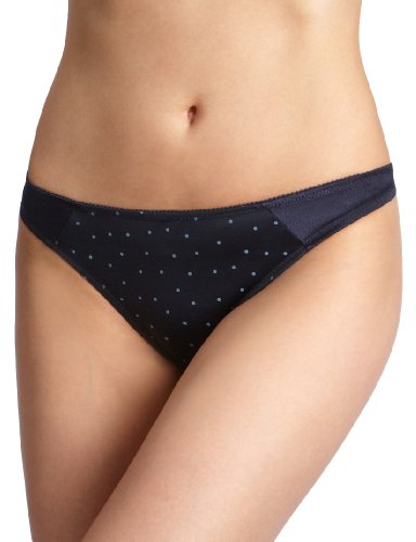 Triumph Damen String, Lovely Dots String , Gr. 36, Blau (ORBIT BLUE (KU)) von Triumph