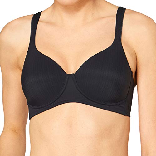 Triumph Damen T-Shirt BH Modern Soft + Cotton P, Schwarz (Black 0004), Gr. 110C (Herstellergröße: 110) von Triumph