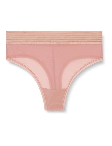 Triumph Damen Tempting Sheer Highwaist String Briefs, Toasted Almond, M EU von Triumph