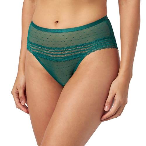 Triumph Damen Tempting Tulle_01 Maxi Briefs, Green Exuberance, S EU von Triumph