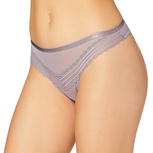 Triumph Damen Tempting Tulle String Unterwäsche, Twilight Grey, S von Triumph
