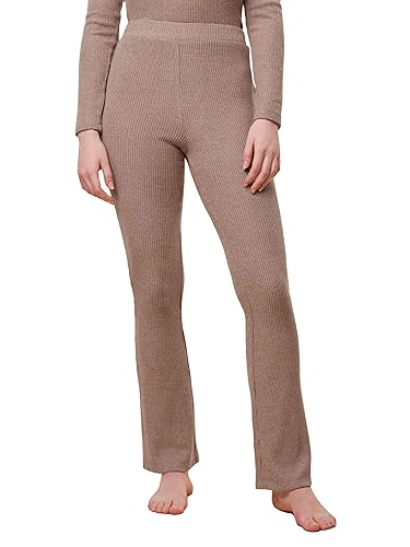 Triumph Damen Thermal Mywear Skinny Leg Trousers Pajama Bottom, Light Grey Melange, 44 EU von Triumph