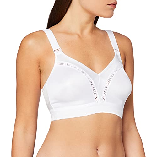 Triumph Damen Triaction Workout N Sports Bra, WEISS, 70D von Triumph