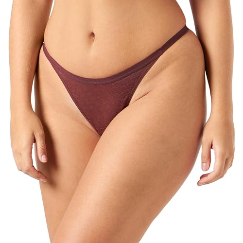 Triumph Damen Triumph Signature Sheer String Briefs, Decadent Chocolate, 42 EU von Triumph