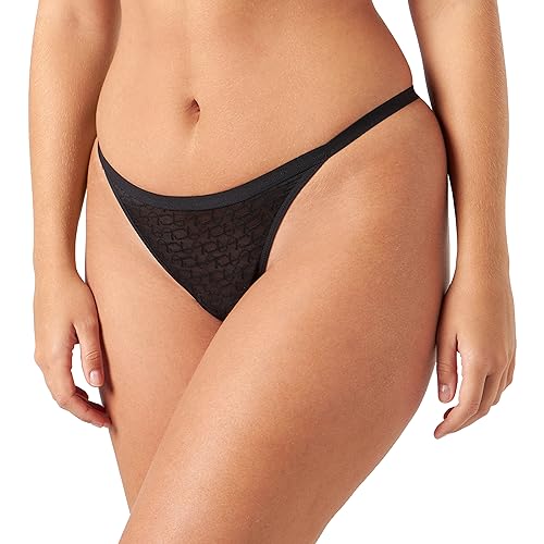 Triumph Damen Triumph Signature Sheer String Briefs, Schwarz, 36 EU von Triumph