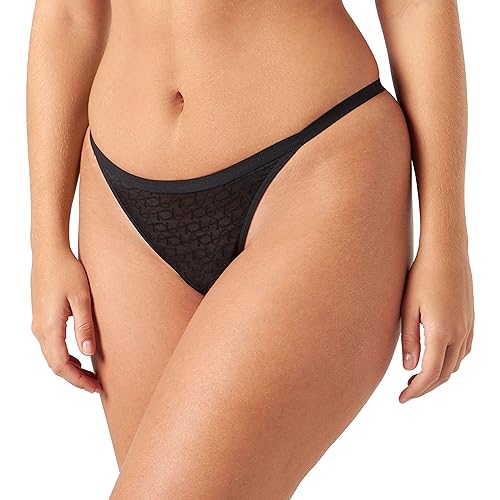 Triumph Damen Triumph Signature Sheer String Briefs, Schwarz, 44 EU von Triumph