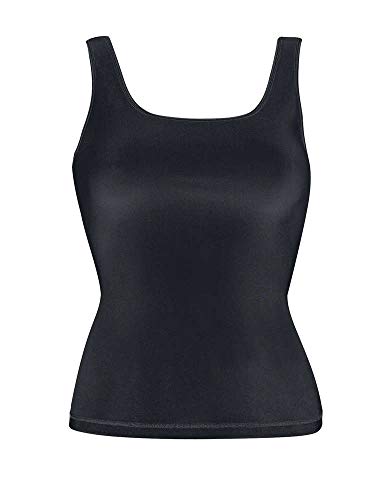 Triumph Damen Unterhemd Be Pure Shirt 02, Schwarz (Black), Gr. 46 von Triumph