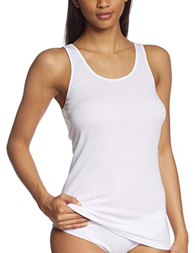 Triumph Damen Unterhemd Katia Basics Shirt02, Weiß (White 03), Gr. 40 (Herstellergröße: 40) von Triumph