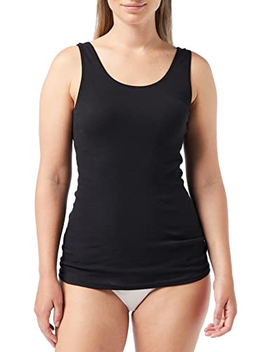 Triumph Damen Unterhemd Katia Basics Shirt02, Schwarz (Black 04), Gr. 46 (Herstellergröße: 46) von Triumph