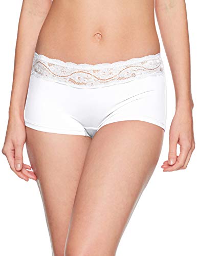 Triumph Damen Unterhemd Lovely Micro Short, Weiß (White 03), Gr. 36 (Herstellergröße: S) von Triumph