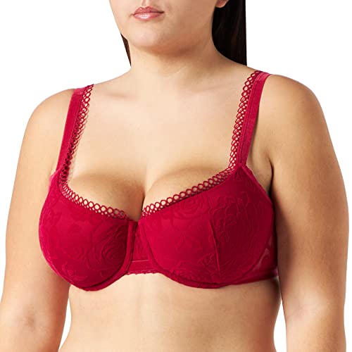 Triumph Damen Velvet Rose Spotlight WHP Geformter BH, ROSSO MASAI, 80E von Triumph