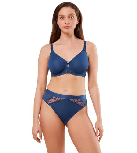 Triumph Damen Wild Azalea Florale W01 Bra, DEEP Water, 90C von Triumph