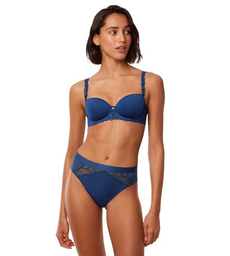 Triumph Damen Wild Azalea Florale WHP Bra, DEEP Water, 95C von Triumph
