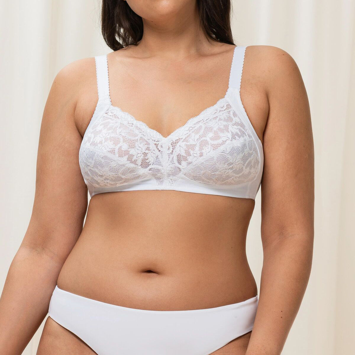 Triumph Delicate Doreen N BH ohne Bügel, Weiß, Größe: 80C, Damen von Triumph