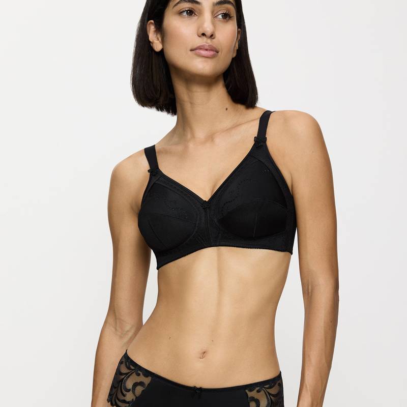 Triumph Doreen + Cotton 01 N BH ohne Bügel, Schwarz, Größe: 110D, Damen von Triumph